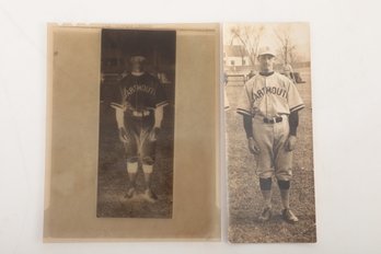 1950's Robert Bull Dartmouth College Baseball Player Photograph & Negative