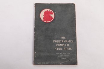 THE Poultryman's Complete Hand Book , 1913
