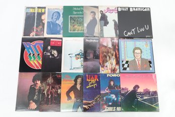 18 LPs - Fun Variety Of 80s Bands - Overall Good/ VG