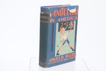 (Childrens Book) Pinocchio In America, Illustrated By Mary Liddell 1929