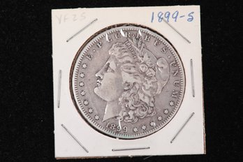 1899-S Morgan Silver Dollar - Labeled VF25