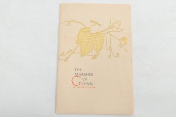 GEORGIA FINE PRINTING: THE MARSHES OF LYNN BY SIDNEY LANIER Designed By William G. Haynes, Jr.