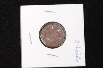 2 Tails Lincoln Wheat Penny