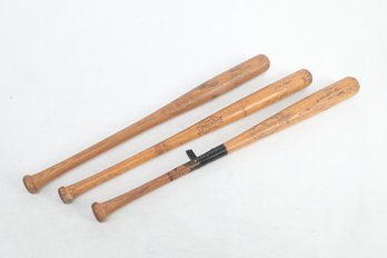 3 Vintage Baseball Bats - Roger Maris- Jim Rice- Henry Aaron