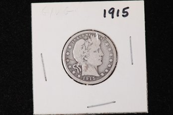 1915 Barber Head Quarter - Labeled G-VG