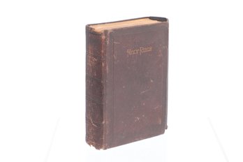 D Holy Bible, 1882, Full Leather, Or Jewett City Owner Name