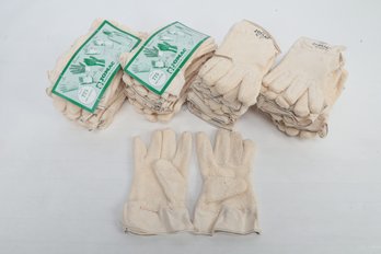 2 Dozen Of Jomac 775 Cotton Work Gloves Size L