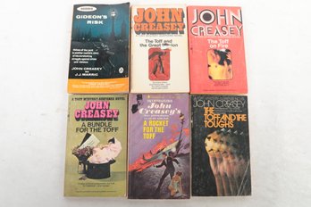 Vintage Paperbacks Pulp Fiction Era John Creasey Mystery Books