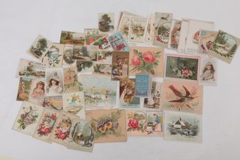 Collection Victorian Trade Cards & Paper