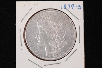 1879-S Morgan Silver Dollar - Labeled XF45