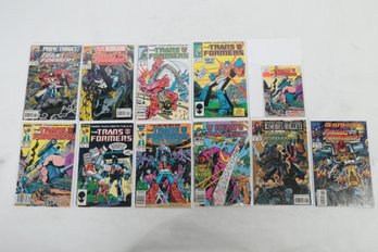 Lot Of 11 Transformers Comic Books