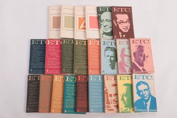 (TIMOTHY LEARY) PSYCHEDELIC EXPERIENCE   28 Issues Of   ETC. Semantics Journal, Circa 1960s