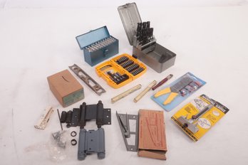 Grouping Of New & N.O.S: DeWalt Drill Bits, Craft-master Vice, & More