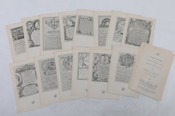 (Ephemera)  A Small Collection Of 18th Century London Tradesmen's Cards