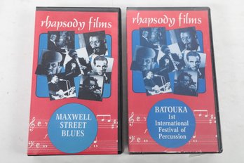 Vintage Rhapsody Films Music 2  VHS Tapes