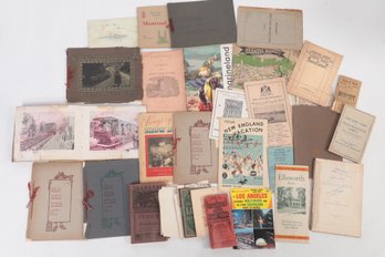Grouping Travel Related Ephemera Early 1900's To Mid 1900's