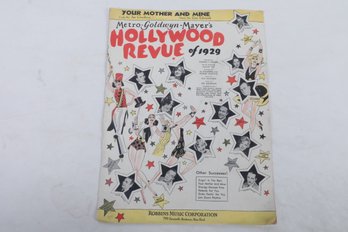 SHEET MUSIC: MGM Hollywood Review Of 1929