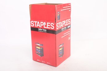 Vintage N.O.S. Staples Stackable Letter Trays