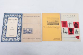 Group Of Vintage Sturbridge Village Booklets
