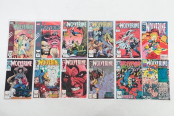 Lot Of 12 Wolverine Comic Books