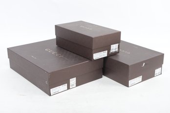 3 Gucci Shoe Boxes (EMPTY)