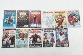 Lot Of 11 Iron Man Comic Books