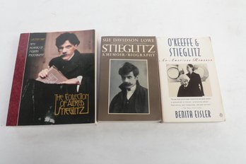 3 Alfred Stieglitz Books Photography