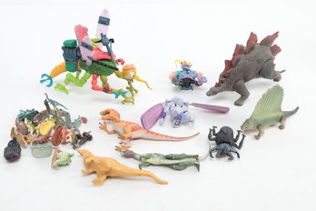 Dino Toy Group Incl. 12 Jurassic Park Metal Die-cast Dinos Fr. Amblin (1993) -TMNT Scumbug & Needlenose Rider