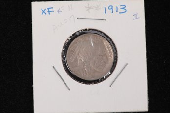 1913 Buffalo Nickel - Type I - Labeled XF/AU?