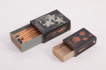 2 Early 1900's Bryant & Mays Matches Match Box Holders