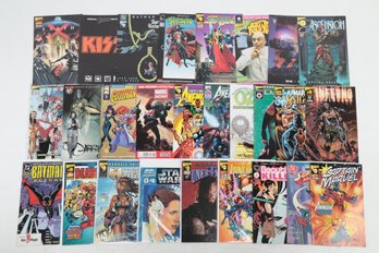 Lot Of Misc Insert Comics Giveaway Comics With Rare Batman Beyond 1 Six Flags Edition
