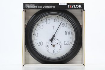 Taylor Indoor/Outdoor Clock - New