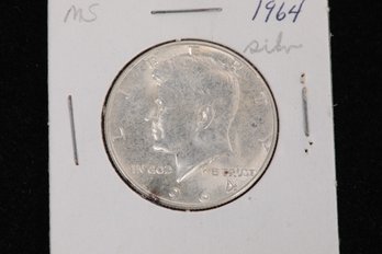 1964 Kennedy Half Dollar - Labeled MS