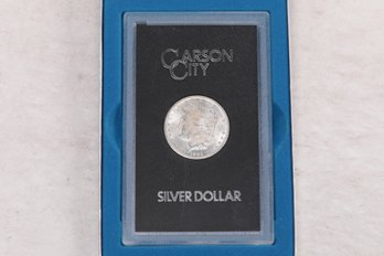 1884-CC Morgan Silver Dollar In Original Presentation Package With 2 Documents