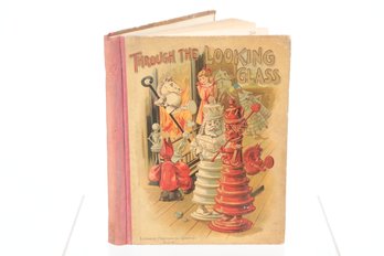 Chromolithographs THROUGH THE LOOKING-GLASS AND WHAT ALICE FOUND THERE BY LEWIS CARROLL AUTHOR OF 'ALICE IN WO