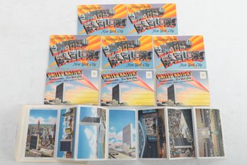 9 New Old Stock United Nations In New York City Souvenir Booklets W/17 Color Images, In Excellent Condition !!