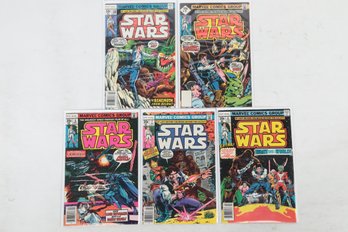 Lot Of Vintage Star Wars Comics Marvel 6 7 8 9 10 Bronze Age Comic Books