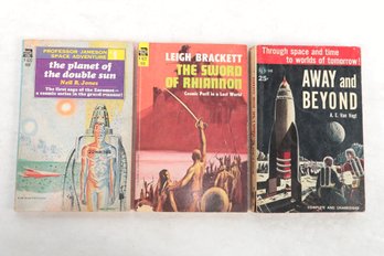 3 Early ACE SCIENCE FICTION PAPERBACKS