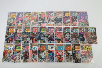 Lot Of 31 Star Wars Comic Books 1970's 1980's Bronze Age 11 To 50