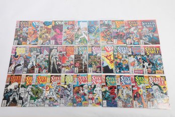 Marvel Silver Sable And Excalibur Comic Book Lot