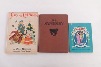 Vintage Children's Books, Including Mr. Sweeney 1940, Mid Century