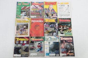 A Dozen Magazines On Treasure Hunting