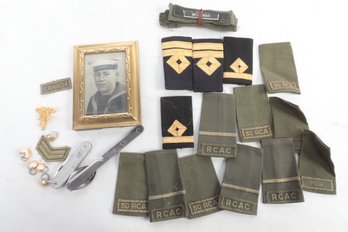 Group Of Vintage Military Items