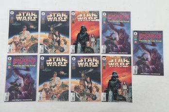 Lot Of 9 Star Wars Comic Books Including Boba Fett Comics