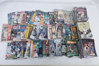 Large Grouping Of Sports Magazines And Related