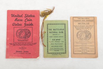 Early Coin Collecting  Catalogs And Banking Ephemera Matteawan National Bank