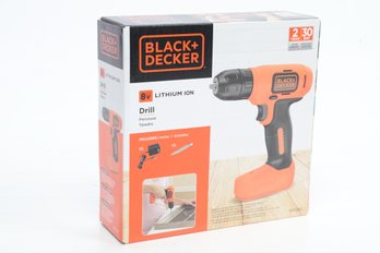 Black & Decker Lithium Ion Drill - New