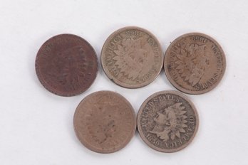 Group Of Early 1859-1863 Indian Head Penny's