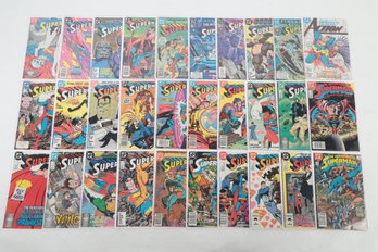 Lot Of 30 Superman And Superman Related Comic Books