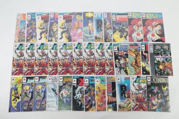Lot Of 37 Valiant Comic Books Including Shadowman 1 Solar 1 Eternal Warriors 1